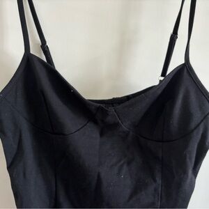 Forever 21 Black Fitted Bustier Top